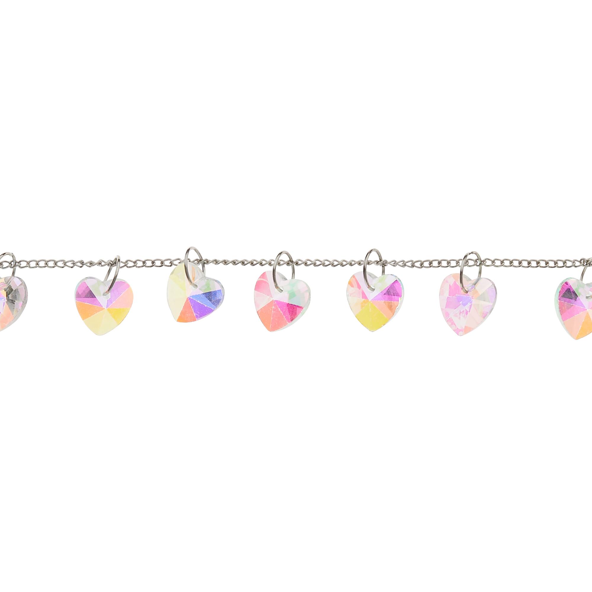 Faceted Glass Heart Beads, 10mm by Bead Landing™